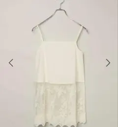 アパートバイ　レースキャミチュニック