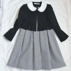 CHOPIN deux ショパンドゥ 120 フォーマル 女の子 リボン 黒