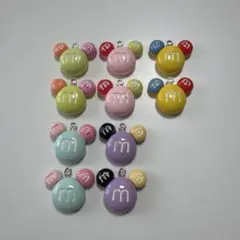 カラフル チョコレート風 チャーム 10個セット