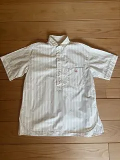 DANTON ストライプ プルオーバー 半袖シャツのサムネイル
