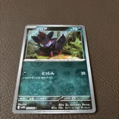ポケモンカード ゾロア マスターボールミラーHP70