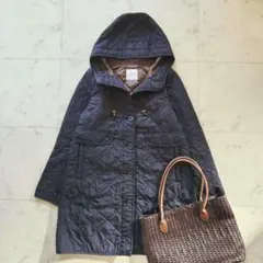 マッキントッシュフィロソフィー 中綿 キルティングコート 38 ネイビー 紺