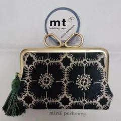No.116＊ハンドメイド がま口ポーチ ミナペルホネン anemone ＊