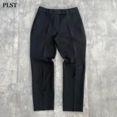 プラステ【M】スラックスパンツ テーパードシルエット センタープレス ノータック