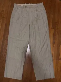ストライプ柄 スラックス パンツ