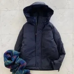 美品　アーバンリサーチサニーレーベル　フーディーダウンジャケット　黒