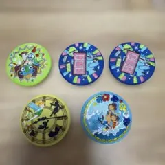 ディズニー 刺繍缶バッジ 6個セット