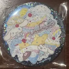 サンリオキャラクター キラキラBIG缶バッジ ☆シナモンロール☆