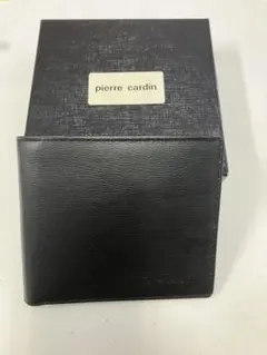 pierre cardin 二つ折り財布 ブラック 箱付きのサムネイル