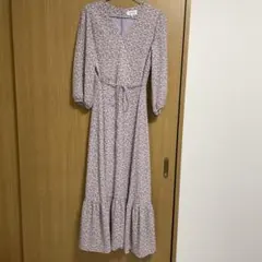 anateliér花柄ロングワンピース