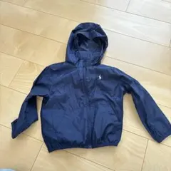 ポロ フード付きジャケット ネイビー　4歳表記