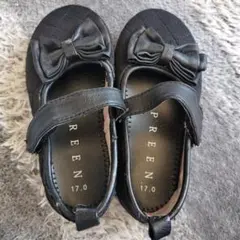 PREEN ブラック フォーマルシューズ 17.0