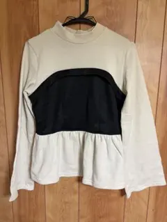 しまむら　tal.by yumi　プルオーバー　M　中薄橙