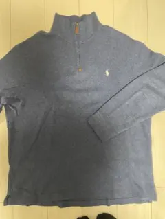 Polo Ralph Lauren ハーフジップセーター XL ダークブルー