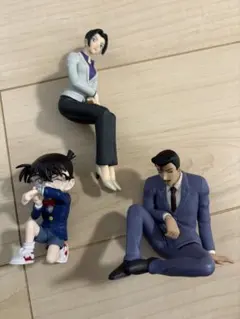 名探偵コナン ちょこのせプレミアムフィギュア 江戸川コナン 毛利小五郎 上原由衣
