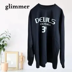 zC1412【XL】glimmer トップス 長袖 プリント リブ袖のサムネイル