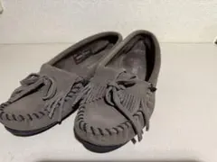 TOD'S トッズ ドライビングシューズ モカシン 36 グレー 箱・保存袋