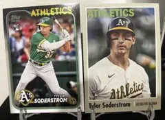 Topps Tyler Soderstrom 2枚セット ルーキーカード