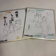 ハイキュー展 色紙 ポストカード 3点セット - メルカリ