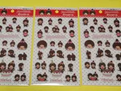 【新品】モンチッチ ぷくっとシール 3点　セリア