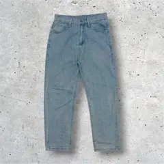 y2k vintage ストレートデニム パンツ ライトブルー シティボーイのサムネイル