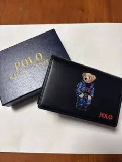 POLO RALPH LAUREN ポロベア 牛革 定期入れ　パスケース
