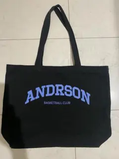 ANDERSON BASKETBALL CLUB トートバッグ ブラック バスケ