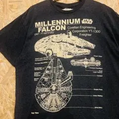 【MADENGINE】STARWARS公式 ミレニアム・ファルコン Tシャツ美品のサムネイル