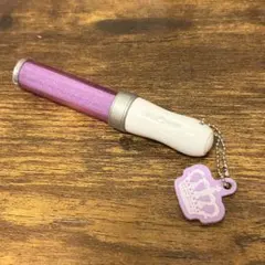 ミニチュアペンライト　パープルホワイト　BANDAI　ガチャポン