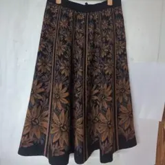 花柄フレアスカート　　　13号