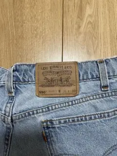 Levi's 550 デニムショーツ オレンジタブ W36