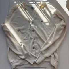 IZOD LACOSTE カーディガン アイボリー サイズL USA製