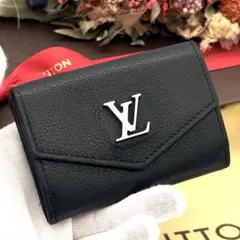 ルイヴィトン ポルトフォイユ ロックミニ 三つ折り財布 ブラック C354 