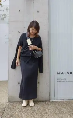 【極美品】ドゥーズィエムクラス/PAN SATIN ロングスカート即完売 極美品】ドゥーズィエムクラス/PAN SATIN ロングスカート即完売