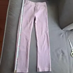 薄紫のキッズレギンス 120cm