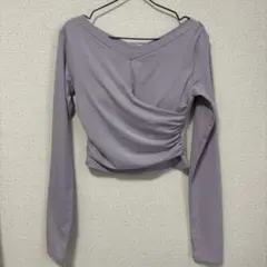 SUKALA スモークパープル　カップ付き　ヨガウェアMサイズ