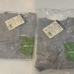 【新品&未使用】100/110 お揃いコットンポケットT montbell