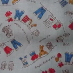 生地 はぎれ 洗濯物 ズボン スカート くつした カントリー くすみ