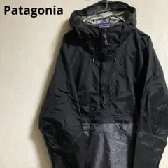 美品 パタゴニア 薄手 マウンテンパーカー ツートンカラー グレー XL