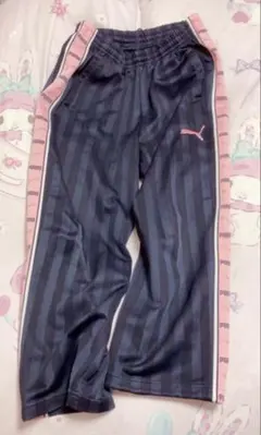 PUMA ジャージ ネイビー/ピンク