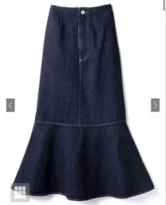 デニムマーメイドスカート Mサイズ ゴム(有)