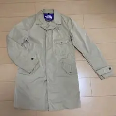 美品ザノースフェイスパープルレーベル ステンカラーコートベージュ　M