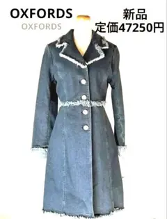オックスフォード　ジーンズ　デニムワンピース　コート　38 新品　M