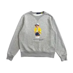 現行 美品 ポロラルフローレン ポロベア クルーネックスウェット M 裏起毛