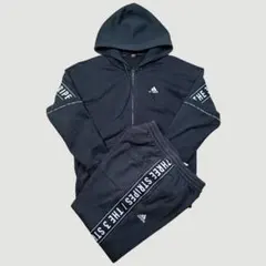 アディダス スウェット上下 セットアップ ブラック Lサイズ