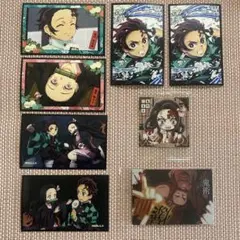 鬼滅の刃 竈門炭治郎 竈門禰豆子 シール ステッカー カード