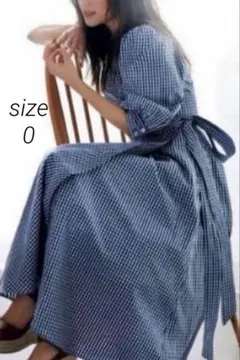 【美品】ポロラルフローレン ギンガムチェック ラップワンピース 中村アン着用