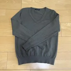 INGNI イング Vネックニット カーキ 長袖 シンプル レディース