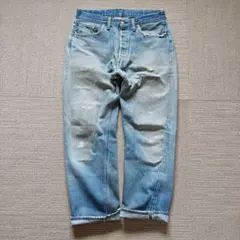 ビンテージ Levi's 501 66前期 ボロ W32 L28