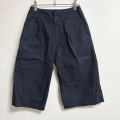 ✨綿100％✨ テチチ 【M】 ハーフパンツ シンプル きれいめ カジュアル 紺